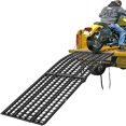 thumbnail image 2 of Black Widow 9' Motorcycle Loading Ramp, Extra-Wide, 1,500 lb. Capacity, Aluminum Arched Folding, Won't High Center, 2 of 4