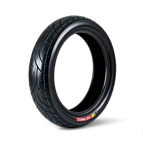 130/80-17 Heavy Duty Motorcycle Tire (Black, 1-Pack) - Premium Rubber Cruiser Tire with Enhanced Grip for Touring & Street Riding