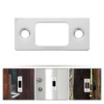 thumbnail image 4 of Miangastore Door Backplates Silver 4Pcs 2.24X0.67X0.04In Home Security, 4 of 9