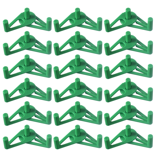 50PCS Plant Branches Bender Training Clips Garden Trainer Clips 360°Adjustable Holder for Stress Training Tools Green