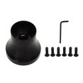 thumbnail image 2 of Steering Wheel Adapter, Aluminum Durable Black Steering Wheel Adapter Snap Heat   for TXT RXV PDS DCS, 2 of 8