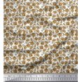 thumbnail image 1 of Soimoi Satin Silk Fabric Flower Artistic Printed Fabric 1 Yard 42 Inch Wide, 1 of 3