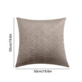 thumbnail image 3 of Housse de Coussin en Velours 50 cm x 50 cm Motif Gaufré Double Face Housse de Coussin pour Usage Décoratif Ou pour Dormir, 3 of 6