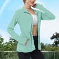 thumbnail image 1 of Neewe Cardigan Athlétique Léger pour Femmes, Protection Solaire, Fermeture Éclair Intégrale, Manches Longues, Coupe Ample, Chandails Décontractés, Randonnée Plein Air, 1 of 7