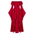 thumbnail image 2 of UPPADA Liquidation Robes d'Invitée de Mariage à Manches Évasées pour Femmes Robe de Cocktail Chic Robes de Bal d'Hiver Robes de Cocktail Formelles Robe Nuisette vintage, 2 of 6