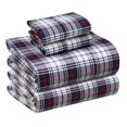 thumbnail image 1 of RUVANTI 100% Cotton Percale King Sheets, King Size Sheets Set, Prussian, 1 of 5