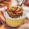thumbnail image 5 of Binmer Thickened Paper Bowl For Fryer Aluminum Foil, 5 of 5