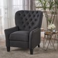thumbnail image 1 of Cerelia Tufted Dark Charcoal Fabric Recliner, 1 of 8