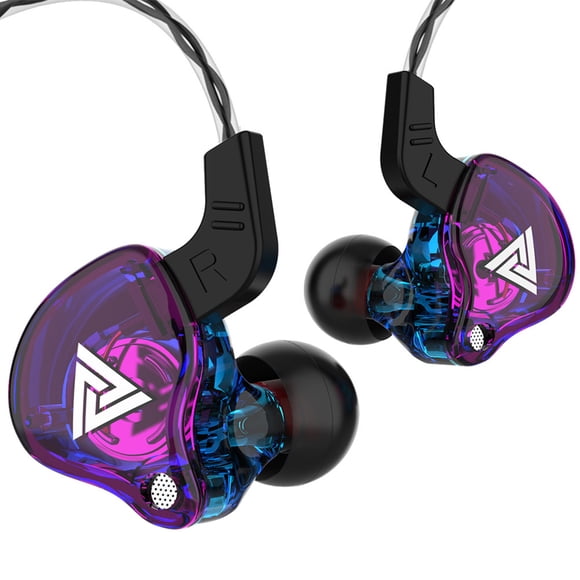 maskred Wired Earphone In Ear Stereo Sound Bass Porable Sport Earbuds Music Play MP3 MP4 Smartphone 3.5mm for Jack Headphones Purple