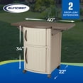 thumbnail image 3 of Suncast Station de Préparation de Grillades Extérieure - Station de Préparation de Table de Rangement Portable pour Divertissement BBQ Extérieur - Ranger l'Accessoire de Grillade, 3 of 12