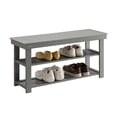 thumbnail image 2 of Convenience Concepts Oxford Utility Mudroom Entryway Bench in Gray Wood Finish, 2 of 4