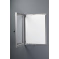 thumbnail image 2 of SECO Lockable Indoor/Outdoor Poster Frame Case, Silver, 40 x 60", 2 of 4