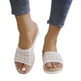 thumbnail image 4 of Cameland Women's New Summer Plus-size Mesh Fabric Wedge Sandals Comfortable Sandals, 4 of 7