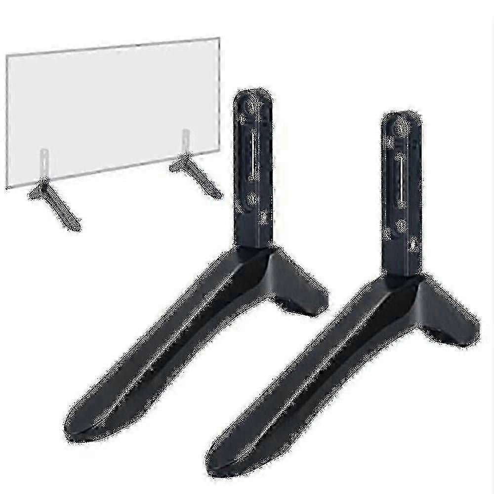 Universal TV Stand, Compatible with 32-65" Samsung, Vizio LCD TV (Not Compatible with LG) - Black Tabletop Stand