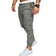 thumbnail image 1 of Pantalon Droit Urbain Ajusté pour Hommes, Pantalon Cargo Décontracté, 1 of 4
