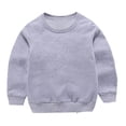 thumbnail image 4 of MeetoTime Girls Boys 2 Piece Outfit Basic Pullover Sweatshirt and Jogging Pants Cotton Set for Toddler Kids, 4 of 4