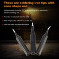 thumbnail image 2 of 2021 New Arrival 900M T Combination Soldering Iron Tips Head Replacement Solder Iron Head Soldering Tips Tool Soldering Repair Station Kits, 2 of 7