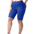 thumbnail image 1 of Women Plus Size Biker Shorts Gym Workout Running Yoga Athletic Shorts, 1 of 6
