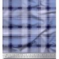 thumbnail image 1 of Soimoi Rayon Fabric Gingham Check Print Fabric by The Yard 56 Inch Wide, 1 of 5