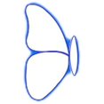 thumbnail image 1 of BUYISI Acrylic Sewing Tool Pretty Butterfly Beautiful Butterfly Stencil Ruler M, 1 of 4