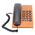 thumbnail image 2 of Téléphone Filaire, Fonction Muet Dernier Numéro Fixe Multifonctionnel Pause Sans Pile pour Bureau pour Maison Rouge, Rose, Bleu, Orange, Rouge Rosé, 2 of 8
