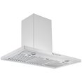 thumbnail image 1 of Ancona WPL636 Hotte de Cuisinière Pyramidale Murale de 36 Pouces en Acier Inoxydable avec Veilleuse, 1 of 6