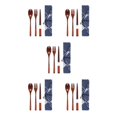 thumbnail image 1 of Maytalsory Set School Student Chopstick Fork Spoon Flatware with Storage Bag Type 4 5Set, 1 of 6