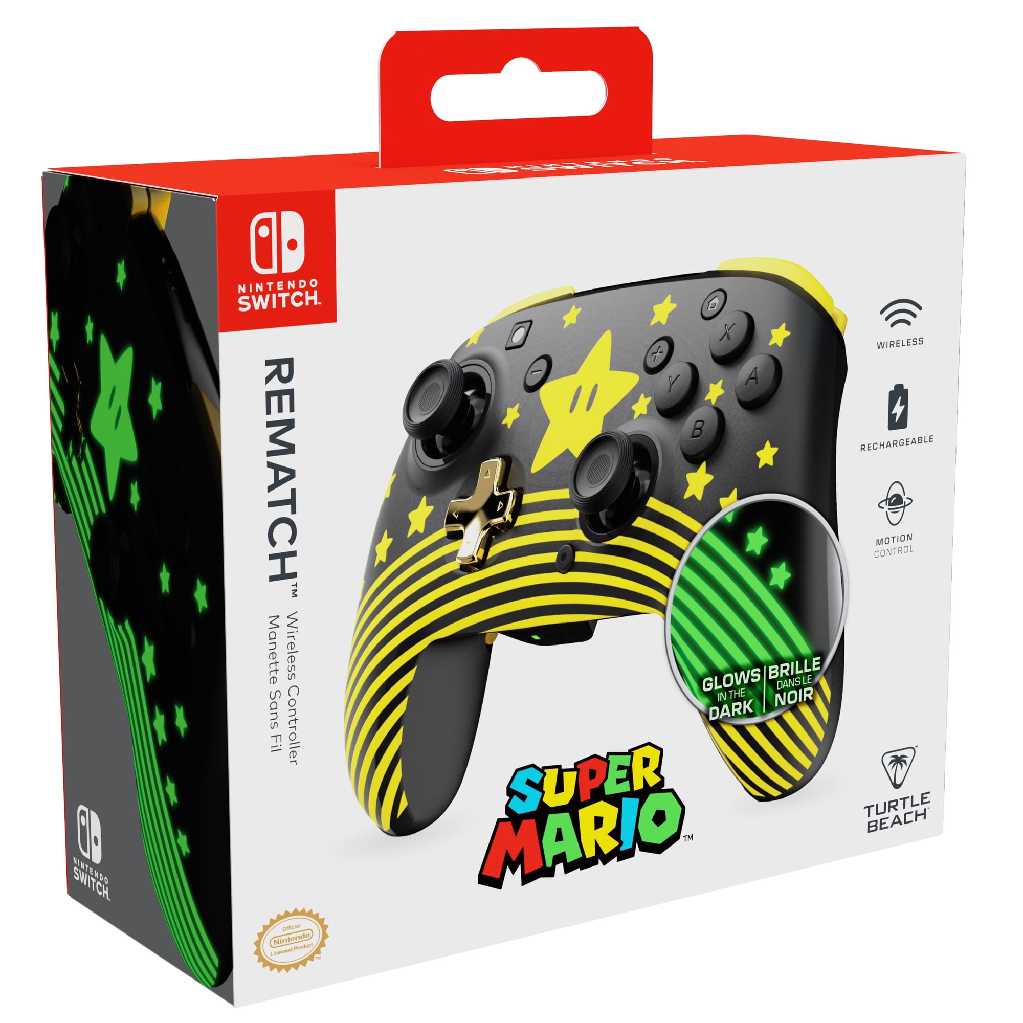 Turtle Beach® Rematch™ Wireless Controller: Super Mario Star