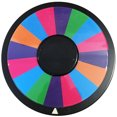 thumbnail image 1 of CIMAXIC Party Prize Wheel Fortune Game Rotating Wheel Double Side Roulette Wheel Party Supplies,9.84"X9.84"X1.57", 1 of 4