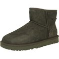 thumbnail image 1 of Ugg Women's Classic Mini II Leather Grey Ankle-High Suede Boot - 5 M, 1 of 3