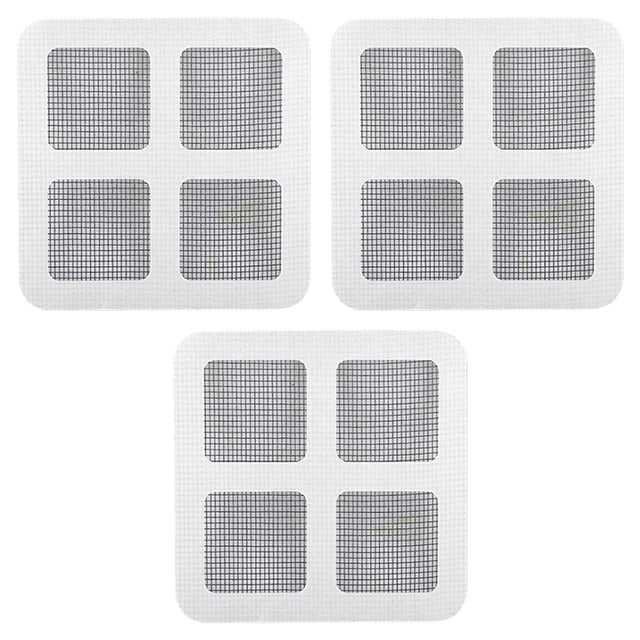 Langgg Window Screen Self-adhesive Covering Patch Waterproof Netting Stickers Strong Stickiness Mesh Repair Sticky Patches Screens Type 2 Grey