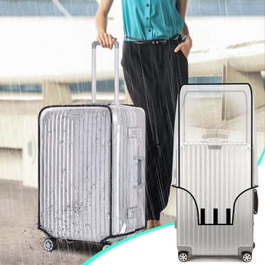 Dvkptbk Luggage Protector Suitcase Cover Clear Pvc Suitcase Cover Protectors Luggage Cover for Wheeled Suitcase Fits Most Clothing & Closet Storage