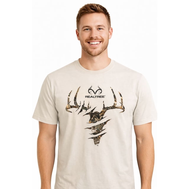 Men's Real Tree graphic T shirt