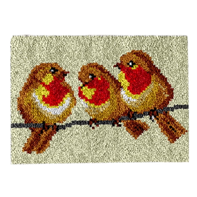 AMERTEER DIY Hook Kits Rug Printed Cushion for Carpet Embroidery Handwerken (4)