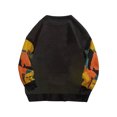 thumbnail image 4 of EGNMCR Chandail pour Homme Homme Tenue de Couple Mode Doux Manches Longues Col Rond Chandail Tricoté, 4 of 4