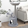 thumbnail image 3 of Costway 42" Cat Tree Tower 3-Layer Activity Center with Scratching Post Condo & 2 Perches, 3 of 10