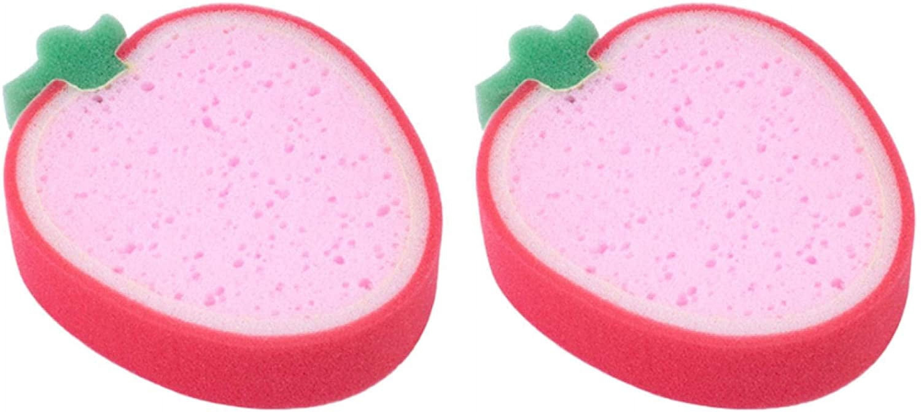 Scrubbing Sponge Dish Sponge - Non Scratch Cleaning Scrub Sponges - Double-Sided Sponge for Cleaning Plates, Dishes & Removing Stains in Kitchen