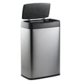 thumbnail image 1 of Tramontina Large Stainless Steel Sensor Trash Bin, 13.2 Gal, 1 of 13