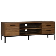 HOMCOM TV Stand for TV up to 50 Inches, TV Cabinet with Door, Drawers