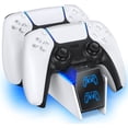 thumbnail image 1 of Maxmix PS5 Controller Charger, DualSense Charging Stand for Playstation 5 Controller, PS5 Control Charger, Fast Charging Dock Station with LED Indicator, 1 of 7