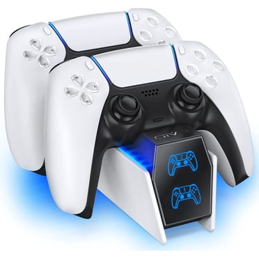 Chargeur de Manette PS5 Maxmix, Support de Charge DualSense pour Manette Playstation 5, Chargeur de Contrôle PS5, Station de Charge Rapide avec Indicateur LED