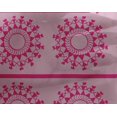 thumbnail image 4 of oneOone Tissu Georgette Viscose Rayé & Mandala Imprimé au Mètre 42 Pouces de Large, 4 of 4