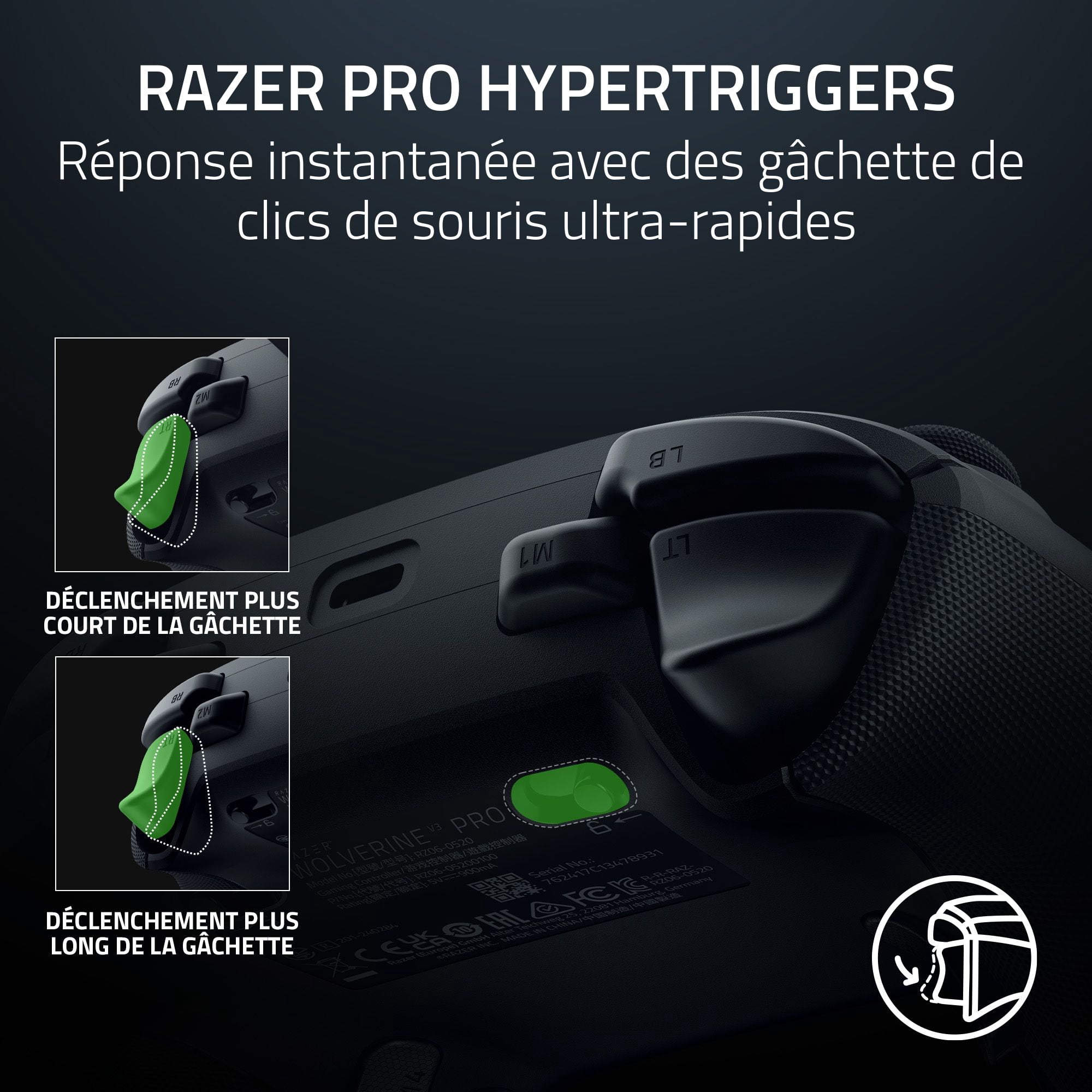 Razer Wolverine V3 Pro, Wireless Esports Controller for Xbox & PC