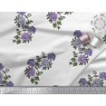 thumbnail image 2 of Soimoi Poly Georgette Fabric Leaves & Floral Block Print Fabric by The Yard 52 Inch Wide, 2 of 3