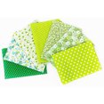 thumbnail image 4 of 7Pcs Assorted Fat Quarter Bundle Quilt Quilting Cotton Fabric Sewing DIY Set, 4 of 6
