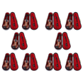 thumbnail image 1 of 10X Cadeaux Instrument de Musique Violon Miniature Réplique avec Étui, 8x3cm, 10 Pcs Modèle Violon, Marron & Noir, 1 of 8