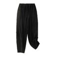 thumbnail image 3 of Birdeem Womens Fashion Solid Color Casual Elastic Waist Pockets Long Pants, 3 of 8