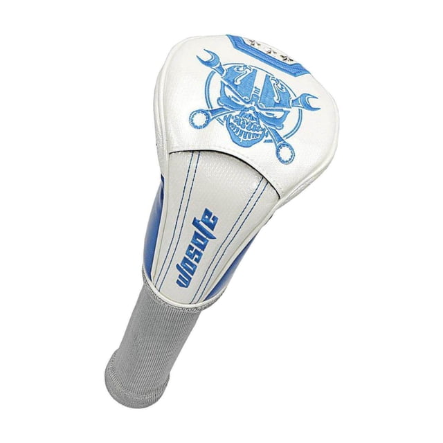 Housse de Protection de Golf Durable pour Golf Driver PU Cuir UT Club Head UT Golf Club Cover Guard White No.3