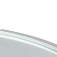 thumbnail image 4 of Miroir Rond Encadré London - Vaporisation Argentée - 19 Pouces x 19 Pouces, 4 of 7