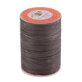 thumbnail image 2 of simhoa 0.65mm Leather Sewing Waxed Polyester Cord Thread Hand Stitching Craft Grey Dark Grey, 2 of 8